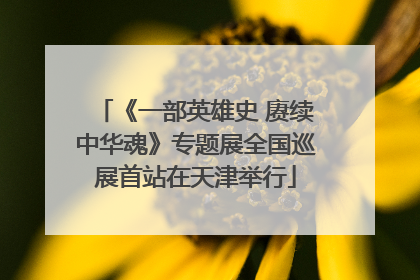 《一部英雄史 赓续中华魂》专题展全国巡展首站在天津举行