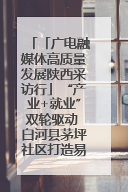 「广电融媒体高质量发展陕西采访行」“产业+就业”双轮驱动 白河县茅坪社区打造易地搬迁后扶新样本