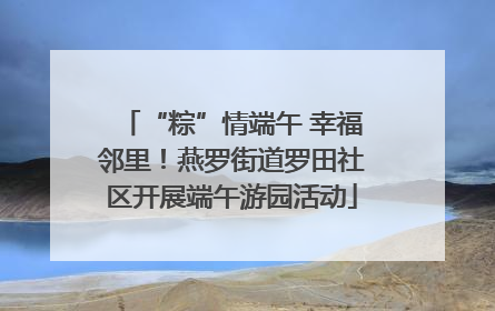 “粽”情端午 幸福邻里！燕罗街道罗田社区开展端午游园活动