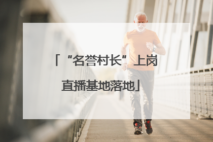“名誉村长”上岗 直播基地落地