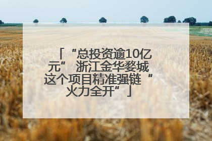 “总投资逾10亿元” 浙江金华婺城这个项目精准强链“火力全开”