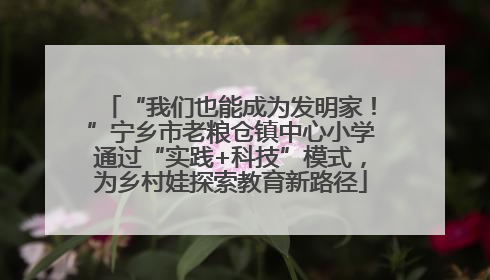 “我们也能成为发明家！”宁乡市老粮仓镇中心小学通过“实践+科技”模式，为乡村娃探索教育新路径