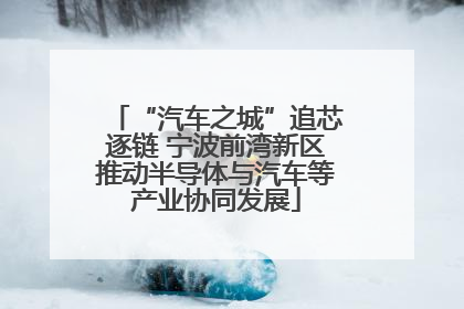 “汽车之城”追芯逐链 宁波前湾新区推动半导体与汽车等产业协同发展