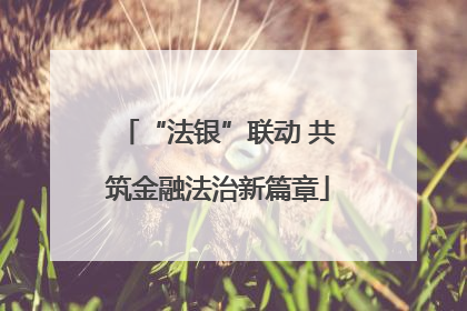 “法银”联动 共筑金融法治新篇章