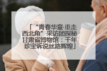 “青春华章·重走西北角”采访团探秘甘肃省博物馆：千年珍宝诉说丝路辉煌