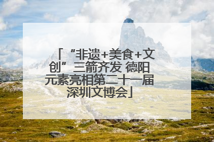 “非遗+美食+文创”三箭齐发 德阳元素亮相第二十一届深圳文博会