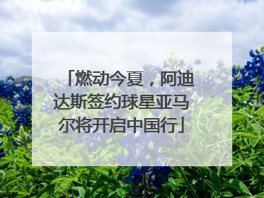 燃动今夏，阿迪达斯签约球星亚马尔将开启中国行
