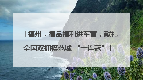 福州：福品福利进军营，献礼全国双拥模范城 “十连冠”