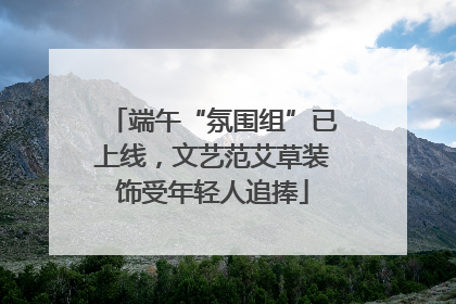 端午“氛围组”已上线，文艺范艾草装饰受年轻人追捧