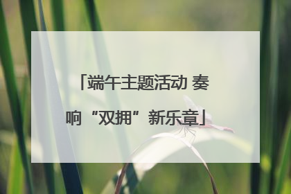 端午主题活动 奏响“双拥”新乐章