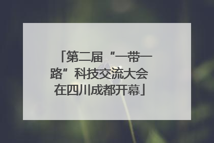 第二届“一带一路”科技交流大会在四川成都开幕