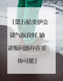 第五轮美伊会谈气氛良好 铀浓缩问题存在妥协可能