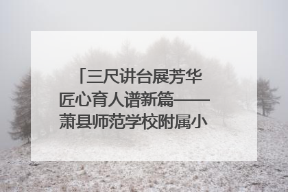 三尺讲台展芳华 匠心育人谱新篇——萧县师范学校附属小学第十三届班主任基本功大赛圆满举办