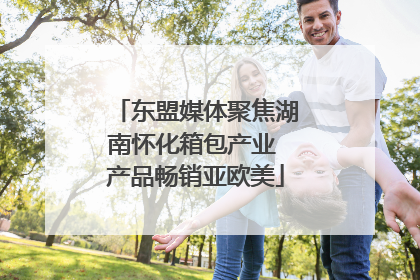 东盟媒体聚焦湖南怀化箱包产业 产品畅销亚欧美