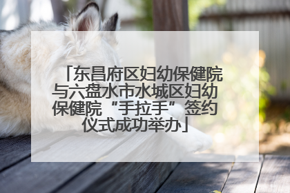 东昌府区妇幼保健院与六盘水市水城区妇幼保健院“手拉手”签约仪式成功举办