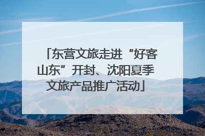 东营文旅走进“好客山东”开封、沈阳夏季文旅产品推广活动
