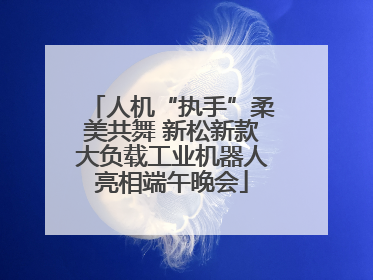 人机“执手”柔美共舞 新松新款大负载工业机器人亮相端午晚会