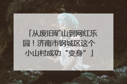 从废旧矿山到网红乐园！济南市钢城区这个小山村成功“变身”