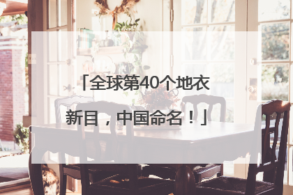 全球第40个地衣新目，中国命名！