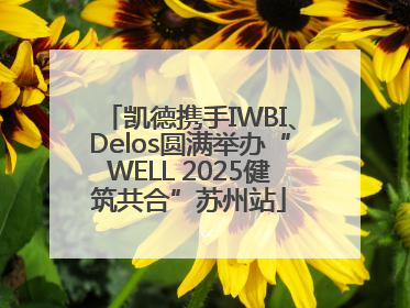 凯德携手IWBI、Delos圆满举办“WELL 2025健筑共合”苏州站
