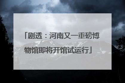 剧透：河南又一重磅博物馆即将开馆试运行