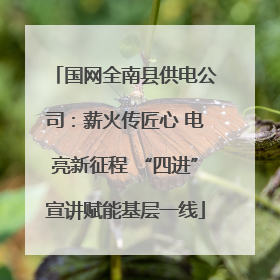 国网全南县供电公司：薪火传匠心 电亮新征程 “四进”宣讲赋能基层一线