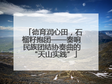 德育润心田，石榴籽抱团——奏响民族团结协奏曲的“天山实践”