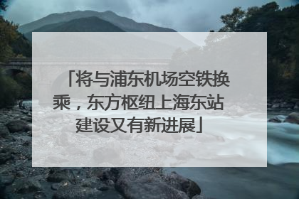 将与浦东机场空铁换乘，东方枢纽上海东站建设又有新进展