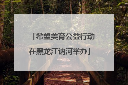 希望美育公益行动在黑龙江讷河举办