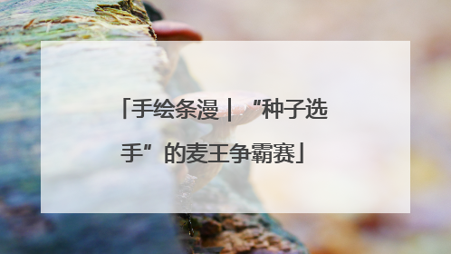 手绘条漫｜“种子选手”的麦王争霸赛