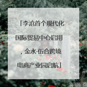 李沧首个现代化国际贸易中心启用，金水·伍合跨境电商产业园启航