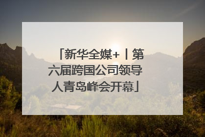 新华全媒+丨第六届跨国公司领导人青岛峰会开幕