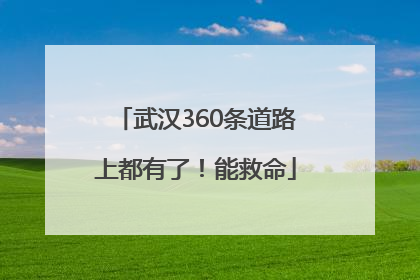 武汉360条道路上都有了！能救命