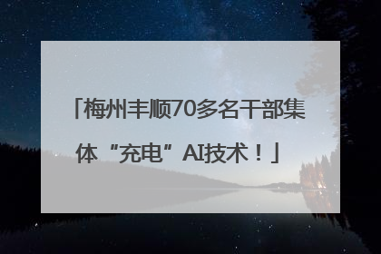 梅州丰顺70多名干部集体“充电”AI技术！