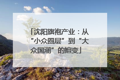 沈阳旗袍产业：从“小众圈层”到“大众国潮”的嬗变