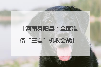 河南舞阳县：全面准备“三夏”机收会战