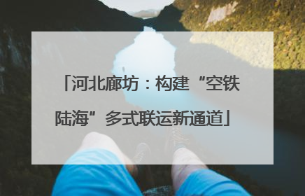 河北廊坊：构建“空铁陆海”多式联运新通道