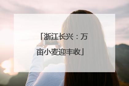 浙江长兴：万亩小麦迎丰收