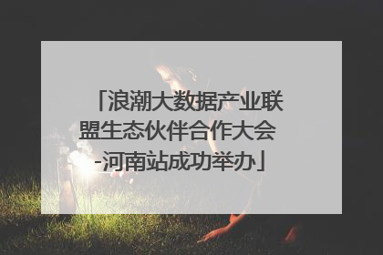 浪潮大数据产业联盟生态伙伴合作大会-河南站成功举办
