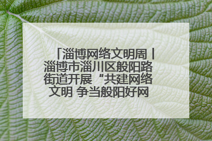 淄博网络文明周丨淄博市淄川区般阳路街道开展“共建网络文明 争当般阳好网民”主题宣讲活动
