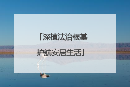 深植法治根基 护航安居生活