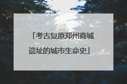 考古复原郑州商城遗址的城市生命史