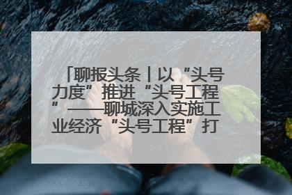 聊报头条丨以“头号力度”推进“头号工程”——聊城深入实施工业经济“头号工程”打造经济发展强引擎