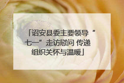 诏安县委主要领导“七一”走访慰问 传递组织关怀与温暖