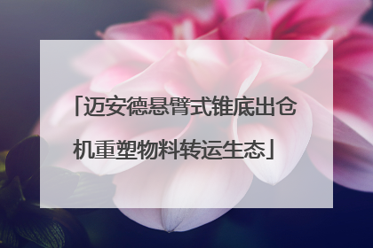 迈安德悬臂式锥底出仓机重塑物料转运生态