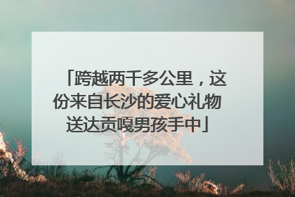 跨越两千多公里，这份来自长沙的爱心礼物送达贡嘎男孩手中