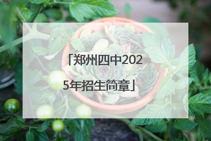 郑州四中2025年招生简章