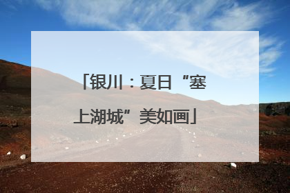 银川：夏日“塞上湖城”美如画