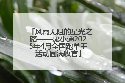 风雨无阻的星光之路——裹小递2025年4月全国跑单王活动圆满收官