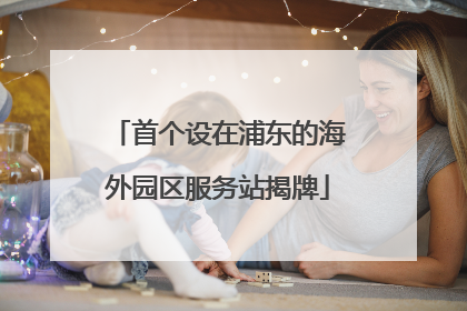 首个设在浦东的海外园区服务站揭牌